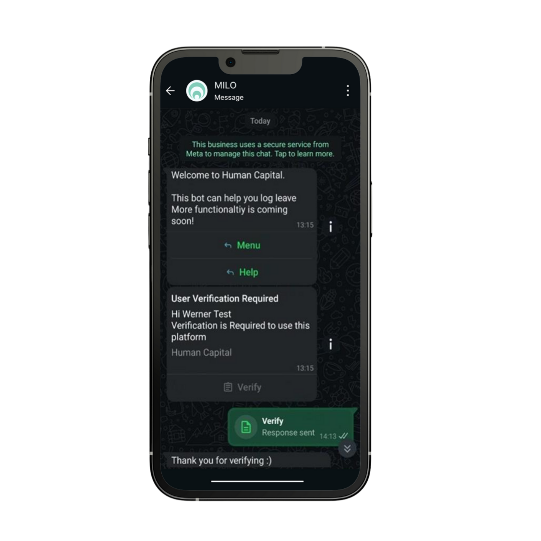 Communication screenshot
