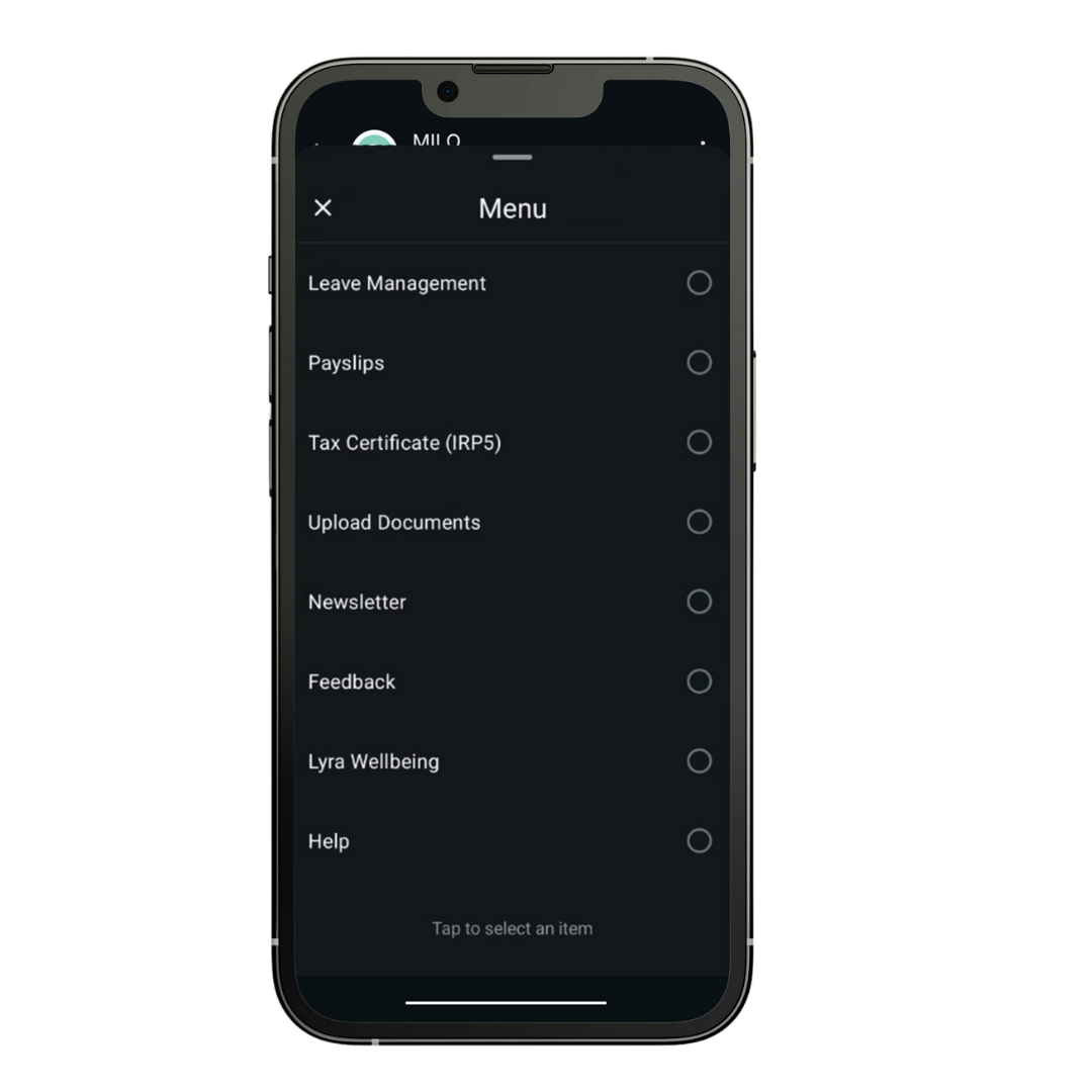 Communication screenshot